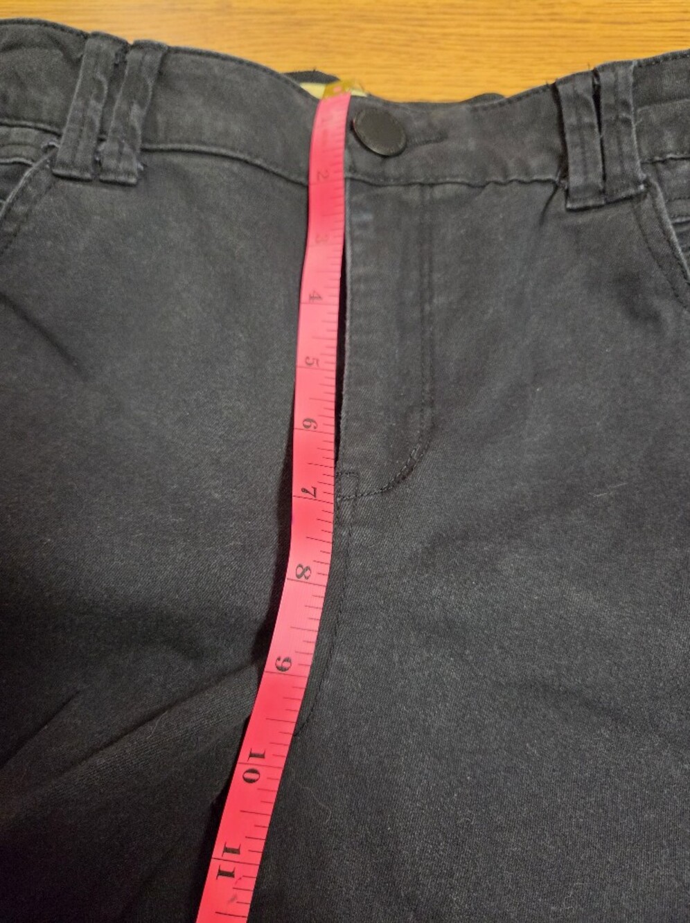 Democracy Black Knee-Length Cotton Blend Shorts Size 18W - Picture 3 of 9
